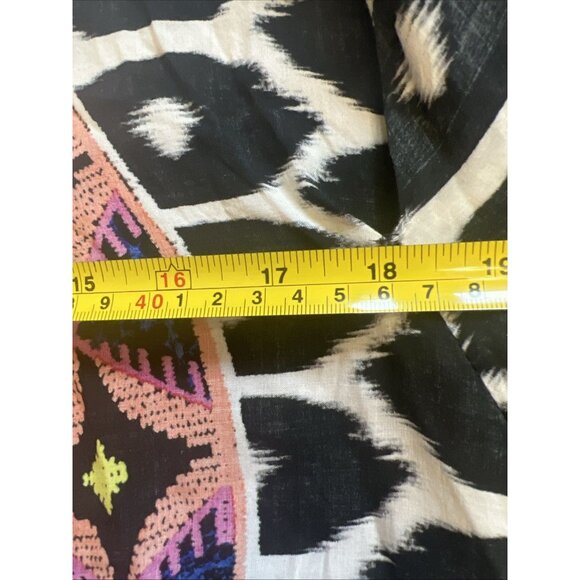 Trina Turk Isabelle Sykes Print Swim Cover Up Open Blouse Shirt Women’s One Size - Picture 10 of 10